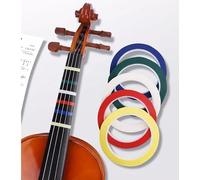 4 Rolls Violin Fingering Tapes Violin Finger Guide Stickers Violin Fingerboard Tapes Cello Positions Practising Fingering Tape Cello Tape for Beginners Fretboard Note Positions (4 Colors )