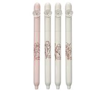 4-Rotary Quick-Drying Gel Pen Simple Brush Signature Pen-Flowers in Dreams-0.5mm.