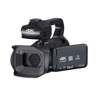4" Rotate Touch Screen Vlog Camcorder 4K UHD Video Camera For Livestreaming WIFI Webcam 64MP Auto Focus Digital Cameras Takes Sharp Smooth(NO SD Card,Cam)
