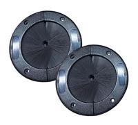 4" Round Brush Large Split Raised Floor Airflow Management for Home Data Center Wall Floor Management (A)