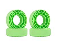 4 Rubber Inserts For Tires Compatible With 56-58 Mm X 24 Mm 1 0" Size(Green)