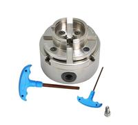 4" Scroll Chuck 100mm Wood Lathe Chuck Chrome Plated 4-Jaws Self Centering M33 Thread H8 H3 Wrench Woodworking Machine Tools