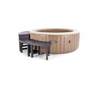 4-seater round spa surround - INTEX - 28515 - 2 medium pieces + 2 high pieces - Light and UV resistant