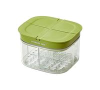 4-Section Airtight Meal Prep Container With Drainage Holes Leakproof Food Storage For Fruits Snacks Dishwasher Safe Leakproof Containers
