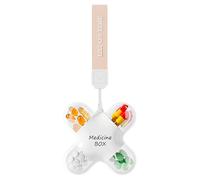 4 Section Clear Pills Case Leak Proof Design Portable Medicine Container for Tablets Medicines Pills Holder for Travel