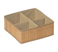 4 Section Draw Storage Organiser Natural