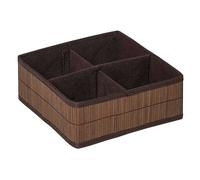 4 Section Draw Storage Organiser Natural