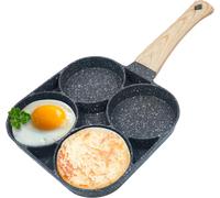 4 Section Multiuse Non-Stick Frying Pan Maifan Stone Egg Pancake Cooker