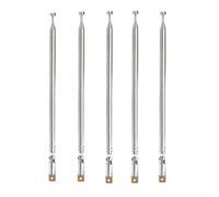 4 Section Replacement Telescopic Antenna Set 5PCS Suitable for Various Devices including For Radios/TVs