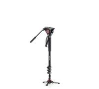 4 section video monopod with video head (500PLONG)|Manfrotto