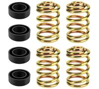 4 Set 283516 Seat Compression Spring & 422127-4 Lawn Mower Spring Cap Compatible with John Deer-e Grasshopp-er Mower