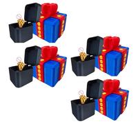 4 SET Boxes In A Box Prank, Prank Screw Box Middle Finger, The Annoyings Present With Middle Finger, 3D Printed Screw, For Adults Interactive Tabletop Ornament With Surprise