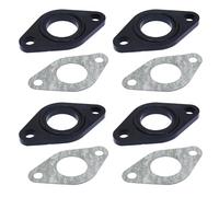 4 Set Carburetor Intake Gaskets Carburetor Intake Manifold Gaskets with O-Ring Replacement for 50cc-125cc Dirt Pit Bicycle ATV 4 Wheeler Quad Scooter