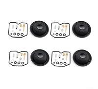 4 Set Carburetor Rebuild Kit & Plunger Vacuum Diaphragm For Kawasaki Carb Repair