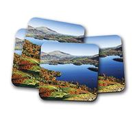 4 Set - Derwentwater Cumbria Coaster - England Lake District Hiking #14251