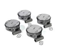 4 Set Engine Piston And Rings Compatible With 2. 4L Models Fits Select Vehicles Including Captiva Cobalt Equinox HHR Impala Part Numbers 12578324 12578326 12593744 Auto Engine Parts Replacement