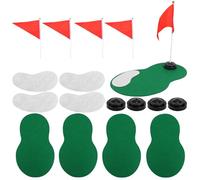 4 Set Golf Centerpieces Table Decorations, Golf Party Favors Includes Red Flag Sand Pits Sport Party Supplies for Birthday & Themed Events