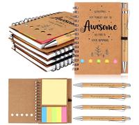 4 Set Inspirational Appreciation Gifts Include Inspirational Notebooks Motivational Ballpoint Pens Thank You Leaving Gifts for Colleagues Employee Coworker Teacher Nurse Graduation Gift Office Favor