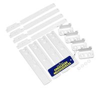 4 Set Integrated Fridge Freezer Door Sliders with Original Code C00312150 for Indesit for Ariston 481231019131 484000000857 for Whirlpool - Warranty 10 Years - MONTERAL
