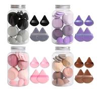 4 Set Makeup Blender Sponge Set, Soft Beauty Sponge Blender, Makeup Sponge And Powder Puff Set, Foundation Blending Beauty-Blender, F-lawless For Liquid Creams And Powders (7 Sponges+ 7 Beauty Eggs)