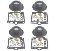 4 Set Motorcycle Carburetor Repair Kit Gaskets Plunger Diaphragm Accessories For Y&amaha XJ900F 58L 1986-1990(Style 2)