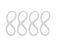 4 Set Silicone Seals Distillation & Fermentation Gasket Replacement Permanent Elastomer Seal For Equipment