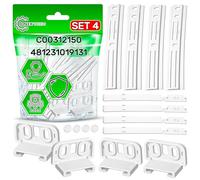 4 Set Sliders for Fridge Freezer Door Integrated C00312150 for Indesit