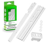 4 Set Sliders for Fridge Freezer Door Integrated with Original Code C00312150 481231019131 for Whirlpool for Fagor for Indesit for Smeg for Ariston for Ikea - Warranty 5 Years - ONIX TECH