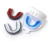 4 Set Sports Mouth Guard Adults Gum Shield Mouthguard Portable Case Rugby Hockey Boxing Junior Judo Karate Bite Mouldable Lacrosse Football MMA Wrestling Roller Jaw Protection