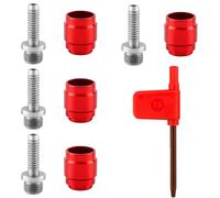 4 Sets Bike Oil Olive Insert Kit for Avid SRAM - Hydraulic Disc Brake Hose Fitting Tool with T8 Spanner, Stealth-A-Majig Quick Install for Bicycle Brake Lines