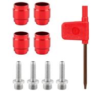 4 Sets Bike Oil Olive Insert Kit for Avid SRAM - Hydraulic Disc Brake Hose Fitting Tool with T8 Spanner, Stealth-A-Majig Quick Install for Bicycle Brake Lines