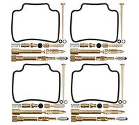 4 Sets Carburetor Rebuild Fix Kit Carb Overhaul Seals Rubber Metal Carburetor Repair Kit Carburetor Seals Fit for CB750 RC42 1992-2008