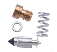 4 Sets Carburetor Rebuild Kit for Honda CBR600F2 1991 1992 1993 1994 Featuring Rubber Seals and Precision Metal Jets