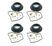 4 Sets Carburetor Repair Kit Chamber Gasket Vacuum Diaphragm Float Compatible With Honda VF500F Interceptor 1984 1985 1986 VF 500 F(4 Sets B)