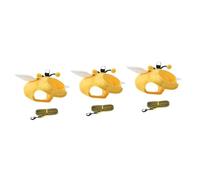 4 Sets Cat Leash Pet Traction Strap Skin Tape for Clothes Escape Proof Cat Harness Kitten Harness and Leash Bunny Backpa (Yellow 43X35x3pcs)
