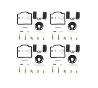 4 Sets For CB750K 1969-1976 Motorcycle Carburetor Repair Kit Diaphragm Float Rebuild