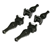 4 Sets Fuel Injector Connector EV1 Waterproof 2 Way Fuel Injector Wiring Connectors Plug Harness Kit