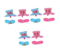 4 Sets Hamster Leash Decorative Hamster Harness Rabbit Walking Harness Animal Costume Comfortable Hamster Harness Small (A 1 17x17x22cmx3pcs)