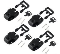 4 Sets Hot Tubs Cover Lock Replacement Kit with Keys Latch Repair Clips for Spa Tub Security System