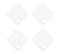 4 Sets Large Alphabet Stencils for Painting Pet Letter Templates