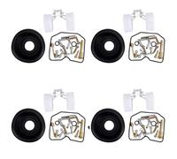 4 Sets Motorbike Carburetor Diaphragm Float Repair Kit For Kawasaki For Prairie For 360 For KVF360 2003-2013 Carburetor