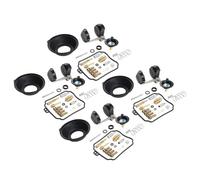 4 SETS Motorcycle Carburetor Repair Kit Float Diaphragm For Y&amaha For XV250 For Virago 1995-2007 Rebuild Parts