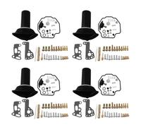 4 Sets Motorcycle Carburettor System Repair Kit For Y&amaha V-MAX 1200 Vmax 1985-2000 V-MAX1200 Replacement Accessories Carburetor repair kit, gasket, plunger, diaphragm