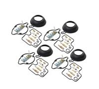 4 Sets Motorcycles Carburetor Carb Repair Rebuild Kit Diaphragm For VFR750F 1994-1997 Rebuild