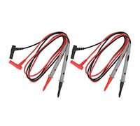 4 Sets Multimeter Test Probe, ABS Multimeter Probe with 10000V 20A Rating, 105mm Test Lead for Digital Multimeters, Includes 8pcs Probes for Electrical Testing in 0℃ to 40℃ Environ