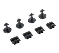 4 Sets of Rear Bumper Tow Eye Cover Insert Fasteners & Trim Lock Clips Retainers - DYR500010 DYF500010 - For Land Rover Discovery 3, 4, Freelander 2 & for Range Rover Sport