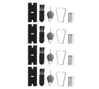 4 Sets Stylus Tips for Tab S9, for S9 Ultra for S9 FE Stylus Nib, S Pen Replacement Tips for S9 Plus (Black Grey)