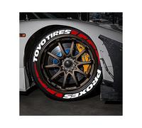 4 Sets Toyo Tires Proxes Tire Lettering Sticker 1.2'' Fit 15''-22'' Rim
