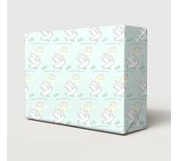 4 Sheets 4 Tags First Holy Communion Dove & Cross Sparkle Background Elegant Wrapping Paper Gift Wrap Silver and White Boy Girl Unisex (PA)