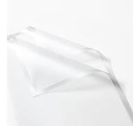 4 Sheets Magic Edge Fog Flower Wrapping Paper Style Gift Half Transparent Rose Packing Florist Bouquet Wrapping Material(Silvery)